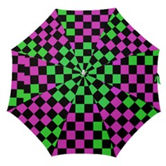 Checkerboard Again 1a Straight Umbrellas by impacteesstreetwearseven