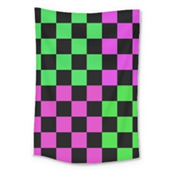 Checkerboard Again 1a Large Tapestry by impacteesstreetwearseven