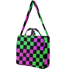 Checkerboard Again 1a Square Shoulder Tote Bag by impacteesstreetwearseven