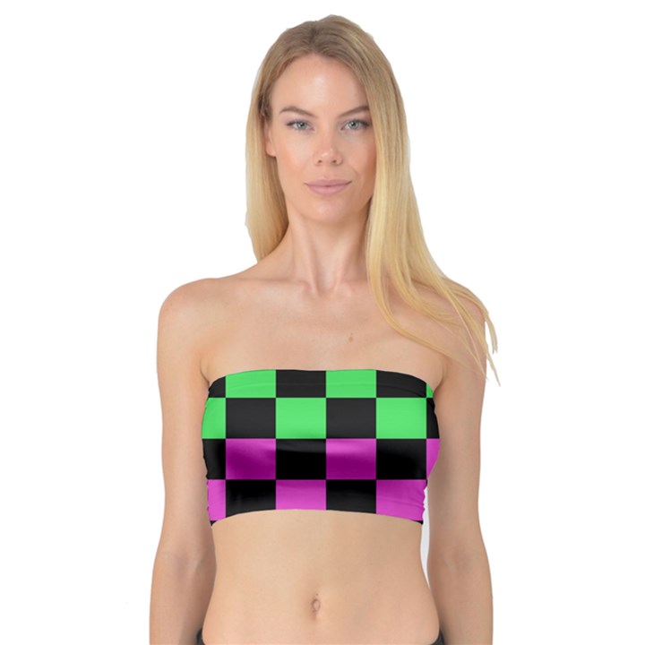 Checkerboard Again 1a Bandeau Top