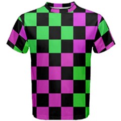 Checkerboard Again 1a Men s Cotton Tee by impacteesstreetwearseven