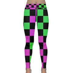 Checkerboard Again 1a Classic Yoga Leggings by impacteesstreetwearseven