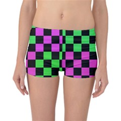 Checkerboard Again 1a Reversible Boyleg Bikini Bottoms by impacteesstreetwearseven