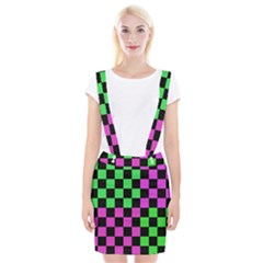 Checkerboard Again 1a Braces Suspender Skirt by impacteesstreetwearseven