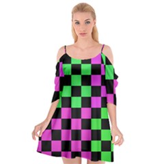 Checkerboard Again 1a Cutout Spaghetti Strap Chiffon Dress by impacteesstreetwearseven