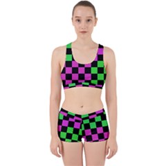 Checkerboard Again 1a Work It Out Gym Set by impacteesstreetwearseven