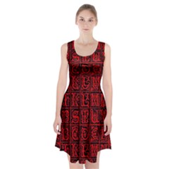 Abc 2 Racerback Midi Dress by ArtworkByPatrick