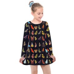 Butterfly Kids  Long Sleeve Dress