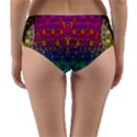 Signs Of Peace  In A Amazing Floral Gold Landscape Reversible Mid-Waist Bikini Bottoms View2