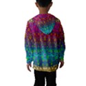 Signs Of Peace  In A Amazing Floral Gold Landscape Kids  Hooded Windbreaker View2