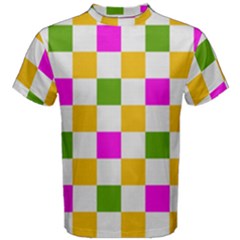 Checkerboard Again 3 Men s Cotton Tee by impacteesstreetwearseven