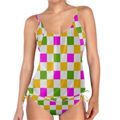 Checkerboard Again 3 Tankini Set by impacteesstreetwearseven