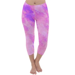 Almostwatercolor Capri Winter Leggings 