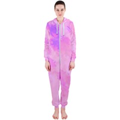 Almostwatercolor Hooded Jumpsuit (ladies) 