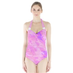 Almostwatercolor Halter Swimsuit by designsbyamerianna