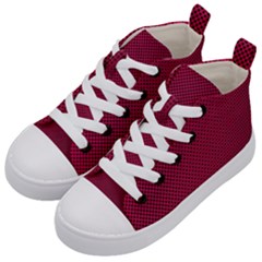 Anything You Want -red Kids  Mid-top Canvas Sneakers by WensdaiAmbrose