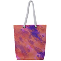 Harshenvironment Full Print Rope Handle Tote (small) by designsbyamerianna