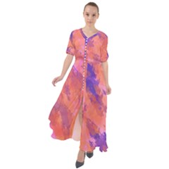 Harshenvironment Waist Tie Boho Maxi Dress