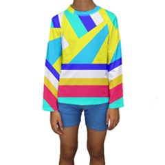 Down Spiral Kids  Long Sleeve Swimwear by impacteesstreetwearsix