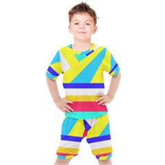 Down Spiral Kids  Tee And Shorts Set by impacteesstreetwearsix