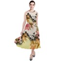 A Touch Of Vintage, Floral Design Round Neck Boho Dress View1