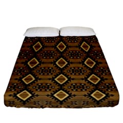 Navajo 1 Fitted Sheet (california King Size) by ArtworkByPatrick