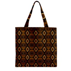 Navajo 1 Zipper Grocery Tote Bag by ArtworkByPatrick