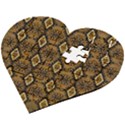 Navajo 1 Wooden Puzzle Heart View2