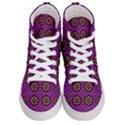 Hearts Of Metal And Flower Wreaths In Love Men s Hi-Top Skate Sneakers View1