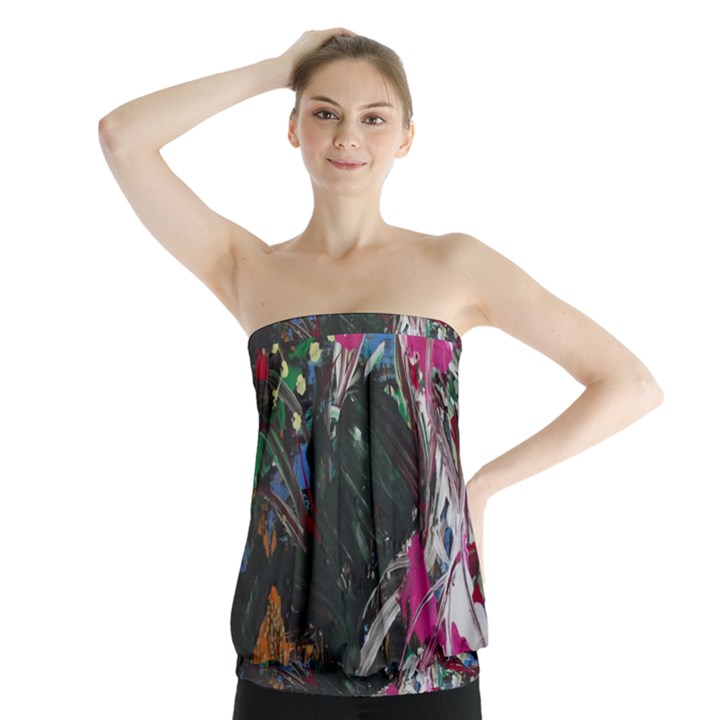 wild swans Strapless Top