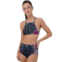 Wild Swans High Waist Tankini Set by bestdesignintheworld