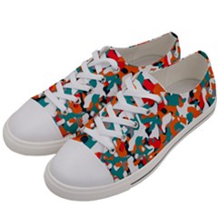 Pop Art Camouflage 1 Women s Low Top Canvas Sneakers