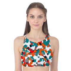 Pop Art Camouflage 1 Tank Bikini Top