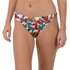 Pop Art Camouflage 1 Band Bikini Bottom