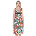 Pop Art Camouflage 1 Midi Sleeveless Dress View1