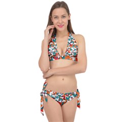 Pop Art Camouflage 1 Tie It Up Bikini Set by impacteesstreetweareight