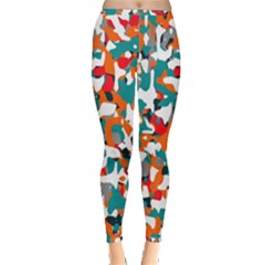 Pop Art Camouflage 1 Inside Out Leggings