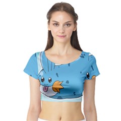 Patokip Short Sleeve Crop Top by MuddyGamin9