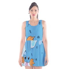 Patokip Scoop Neck Skater Dress