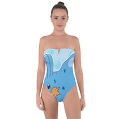 Patokip Tie Back One Piece Swimsuit