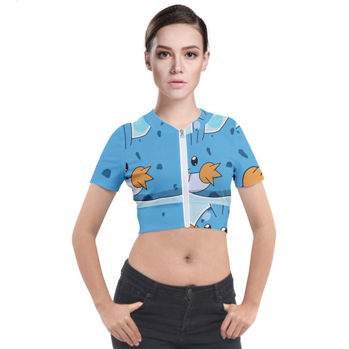 Patokip Short Sleeve Cropped Jacket