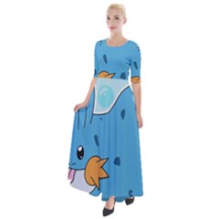 Patokip Half Sleeves Maxi Dress