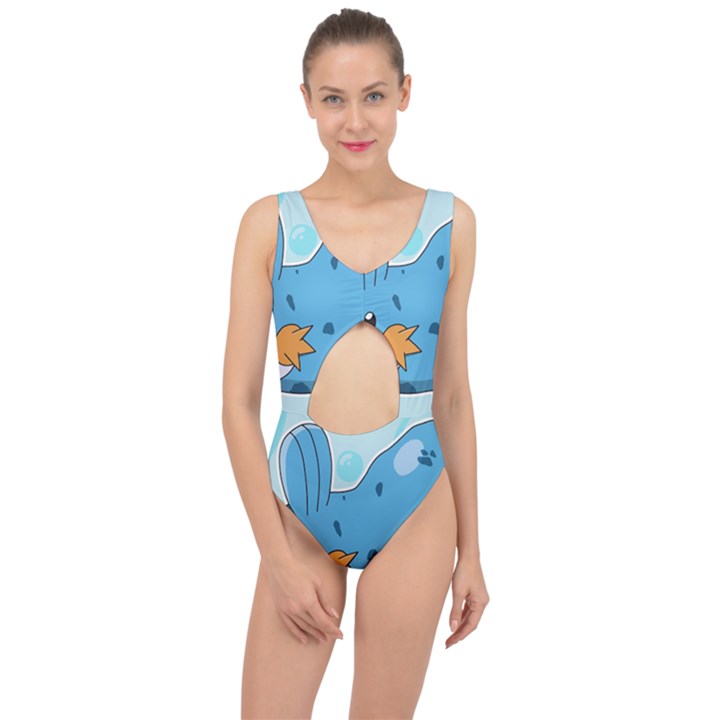 Patokip Center Cut Out Swimsuit