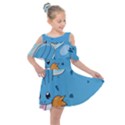 Patokip Kids  Shoulder Cutout Chiffon Dress View1