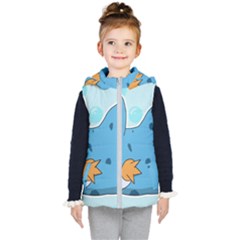 Patokip Kids  Hooded Puffer Vest by MuddyGamin9