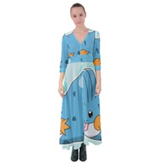 Patokip Button Up Maxi Dress