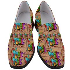 Music 1 Women s Chunky Heel Loafers by ArtworkByPatrick