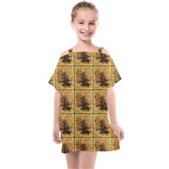 Ship Kids  One Piece Chiffon Dress