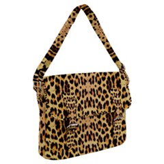 Leopard Skin Buckle Messenger Bag by ArtworkByPatrick