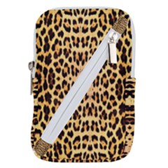 Leopard Skin Belt Pouch Bag (large)